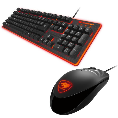 Tast+MOUSE DEATHFIRE GAMING GEAR COMBO 7-LED-COLOR